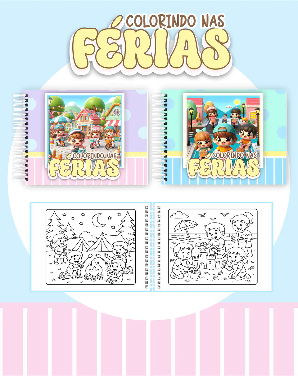 Arquivo Digital Livro de Colorir Férias 1