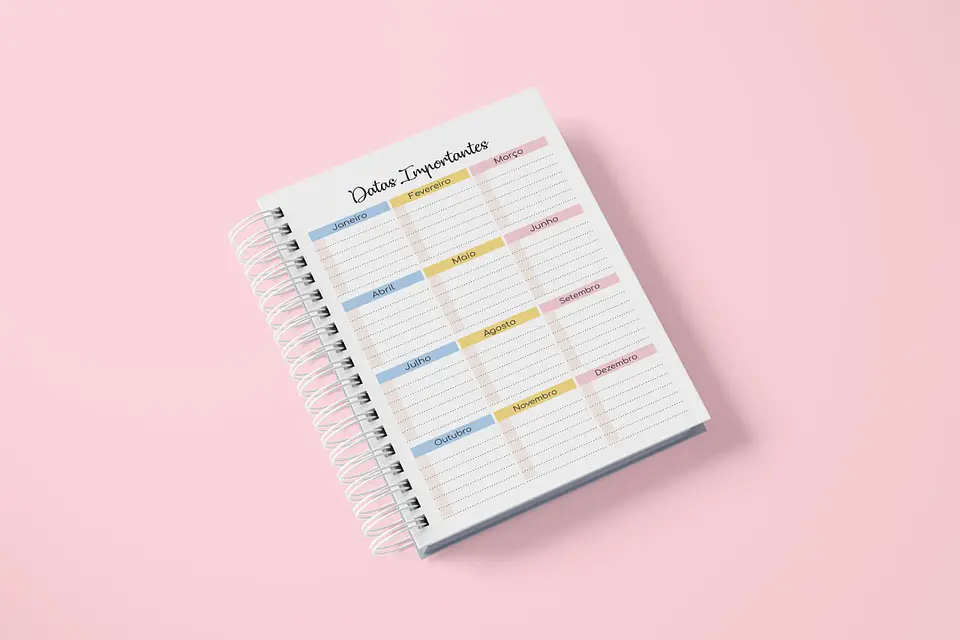 Arquivo Digital Combo Agendas Colorful 2026 7