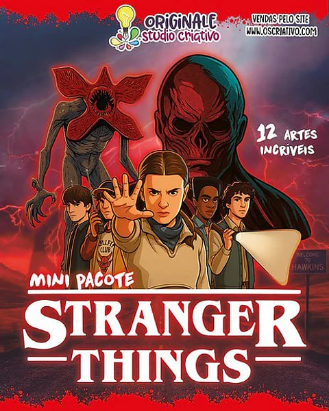 Arquivo Digital Mini Pacote Stranger Things