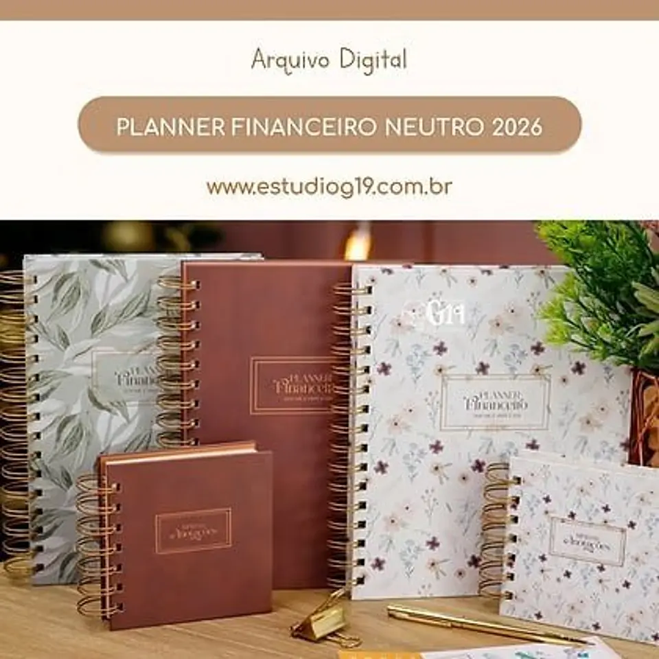 Arquivo Digital Planner Financeiro Neutro 2026 1