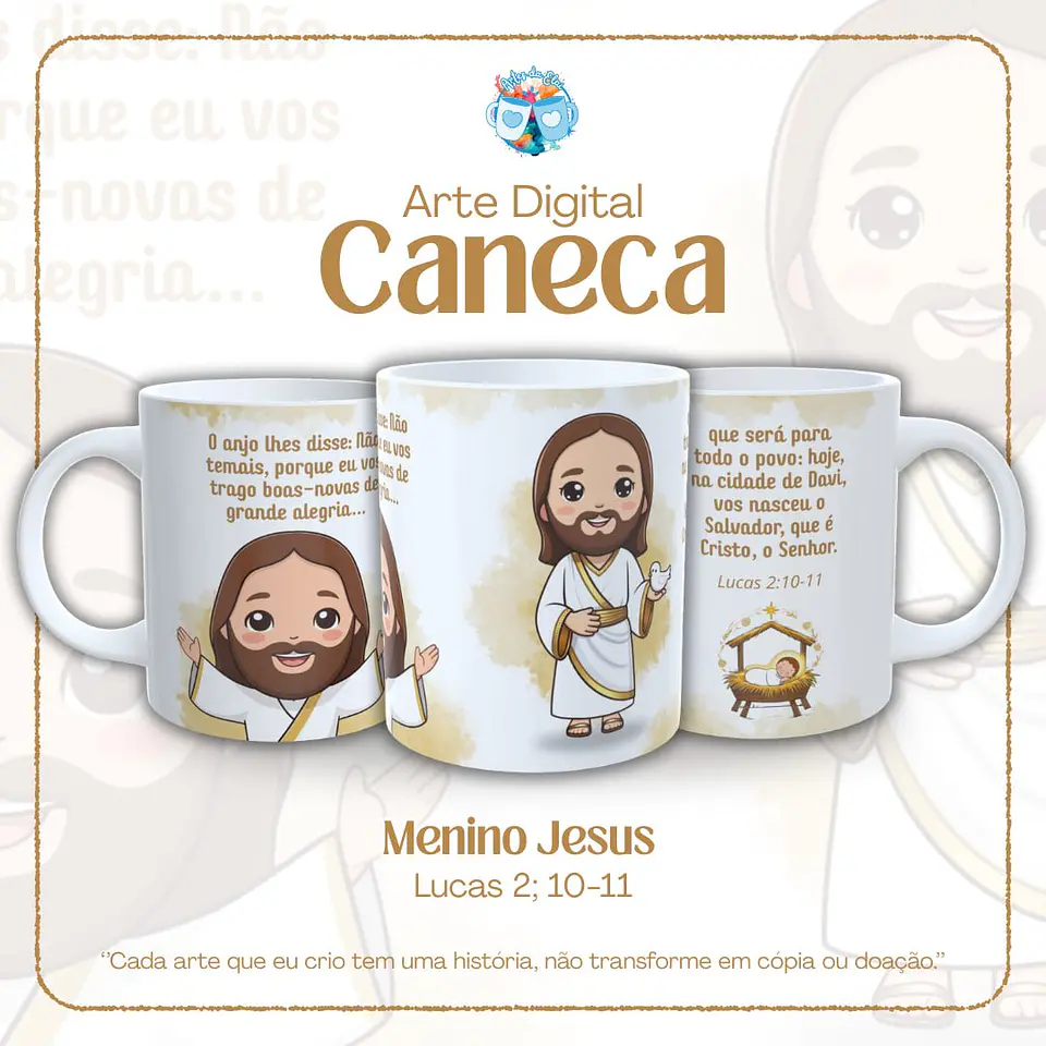 Arquivo Digital Arte Caneca Menino Jesus 1