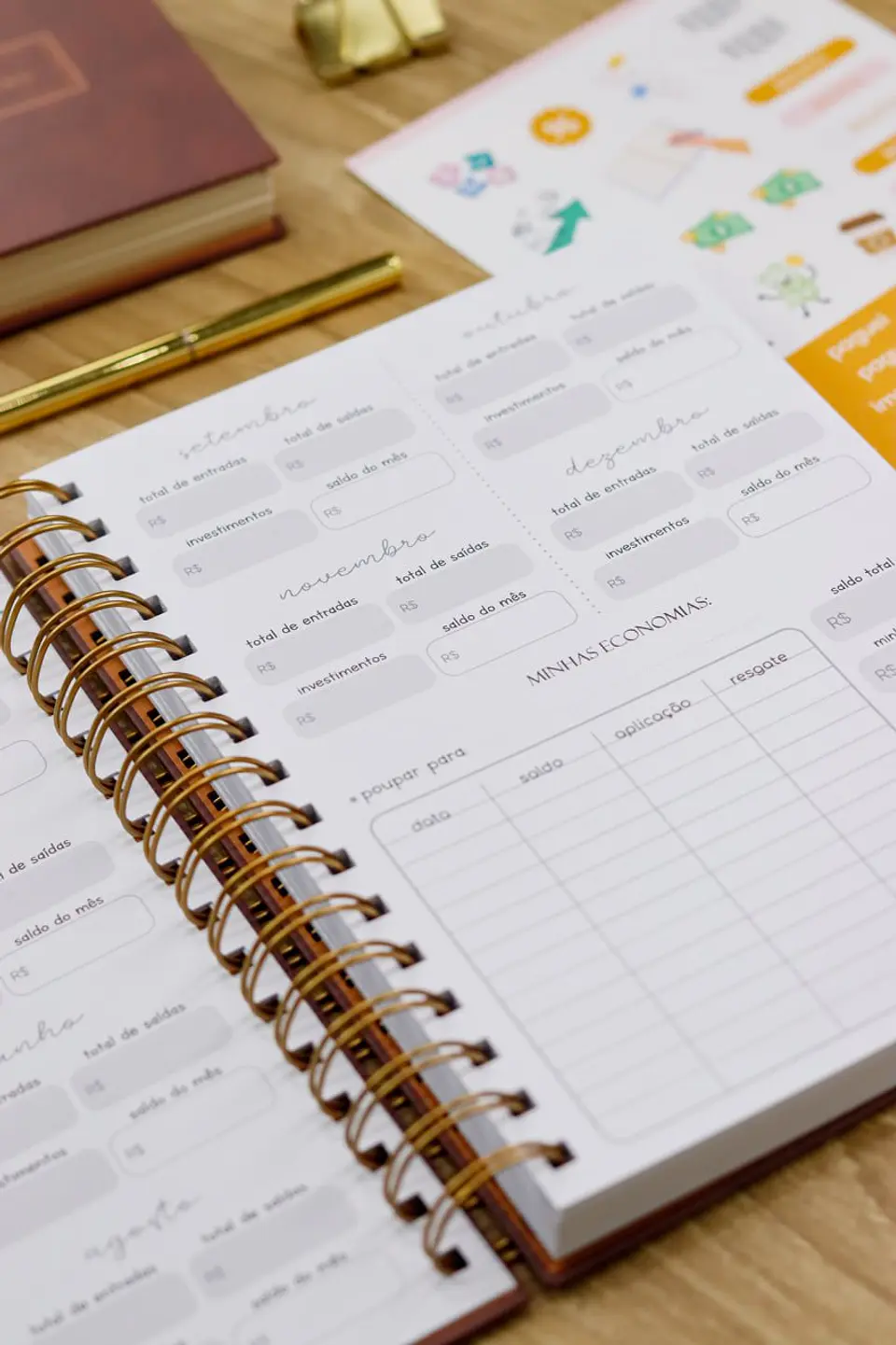 Arquivo Digital Planner Financeiro Neutro 2026 6