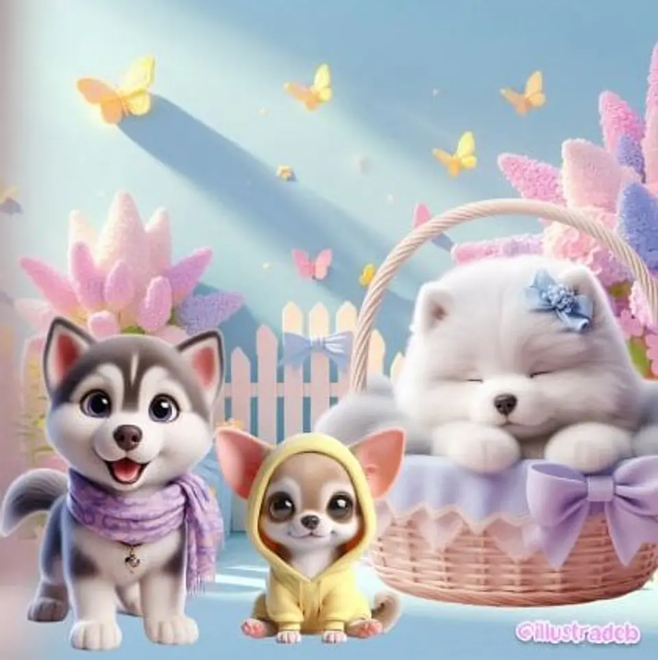 Kit Digital Cachorrinhos Candy 3