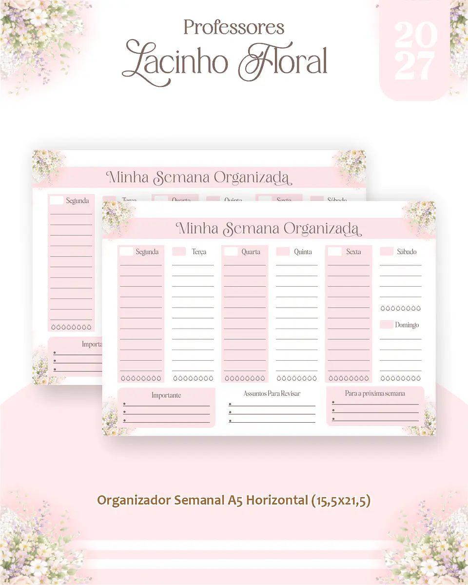 Dia dos Professores – Lacinho Floral 2027 6