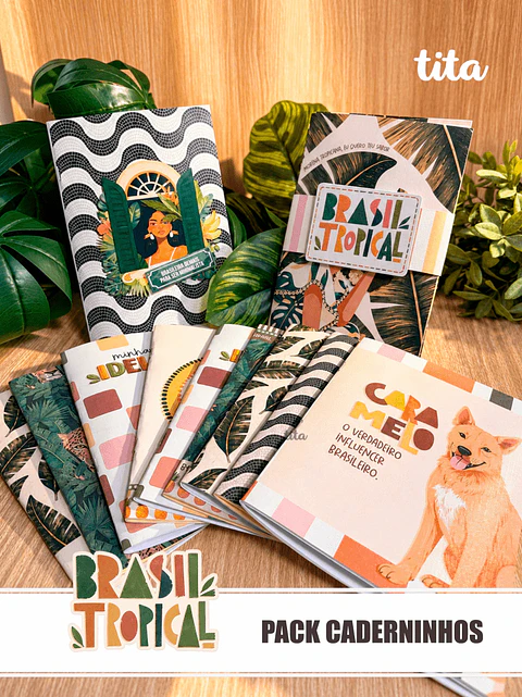 Brasil Tropical – Pack Caderninhos