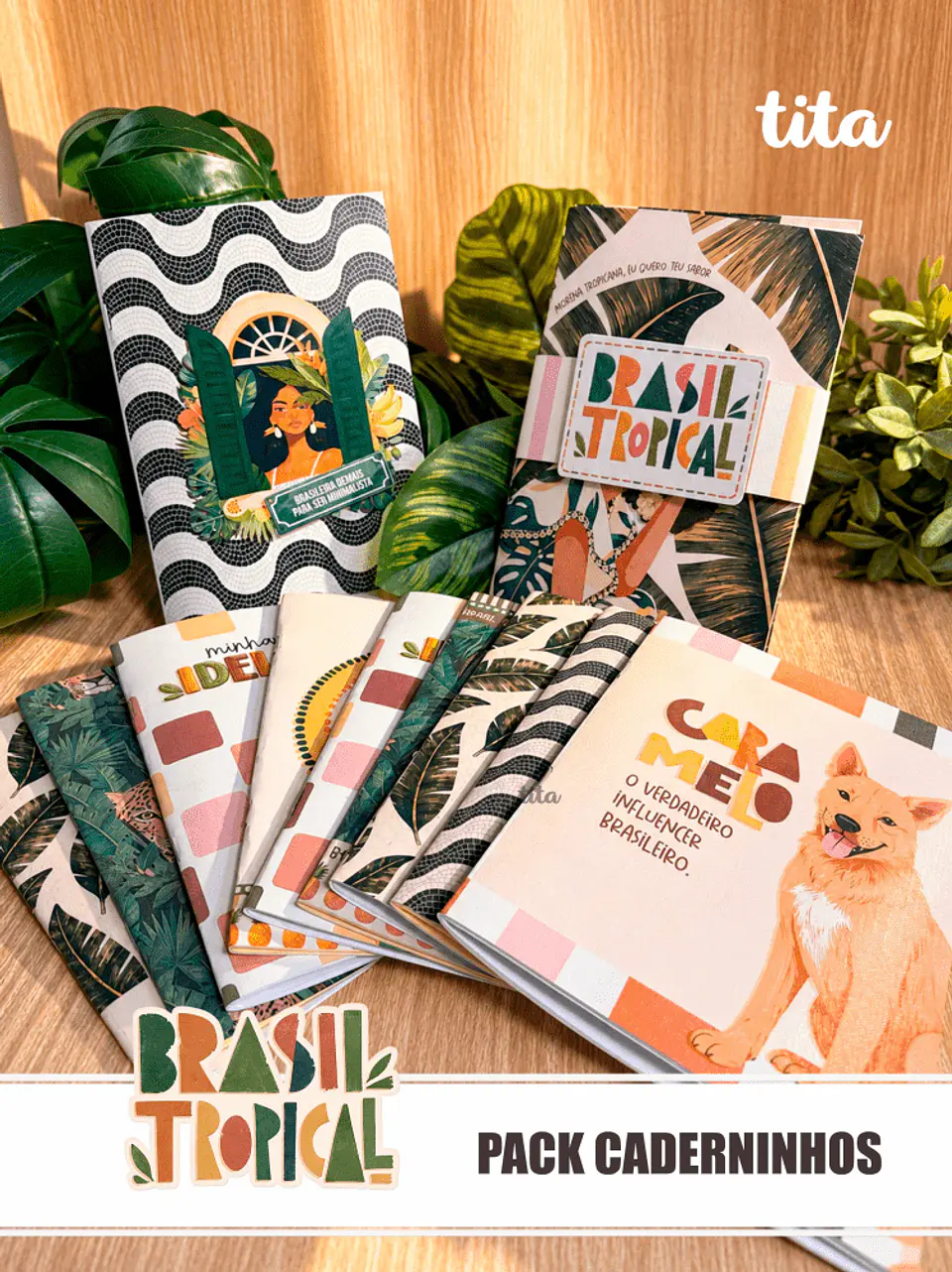 Brasil Tropical – Pack Caderninhos 1