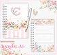Agenda Permanente – A6 Floral Borboleta - Thumbnail 1