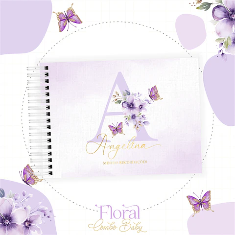 Letra Floral – Kit Maternidade