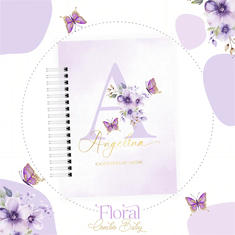 Letra Floral – Kit Maternidade 4