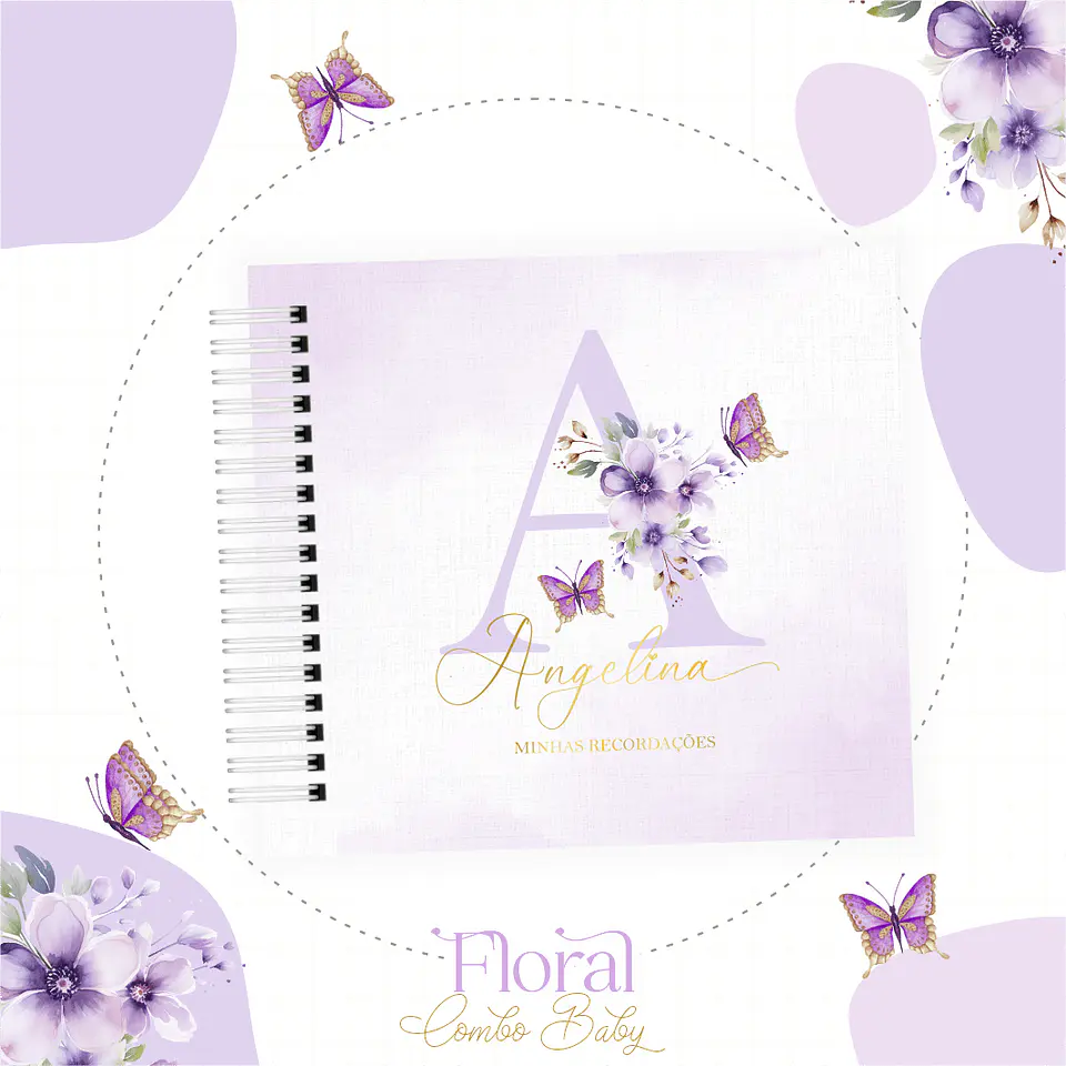 Letra Floral – Kit Maternidade 8