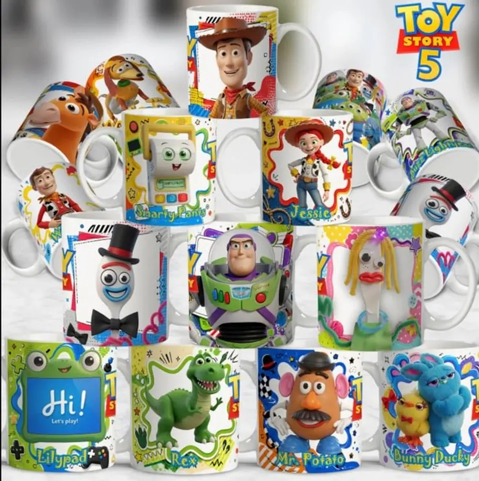 TOY STORY 5 – ARTES PARA CANECA 1