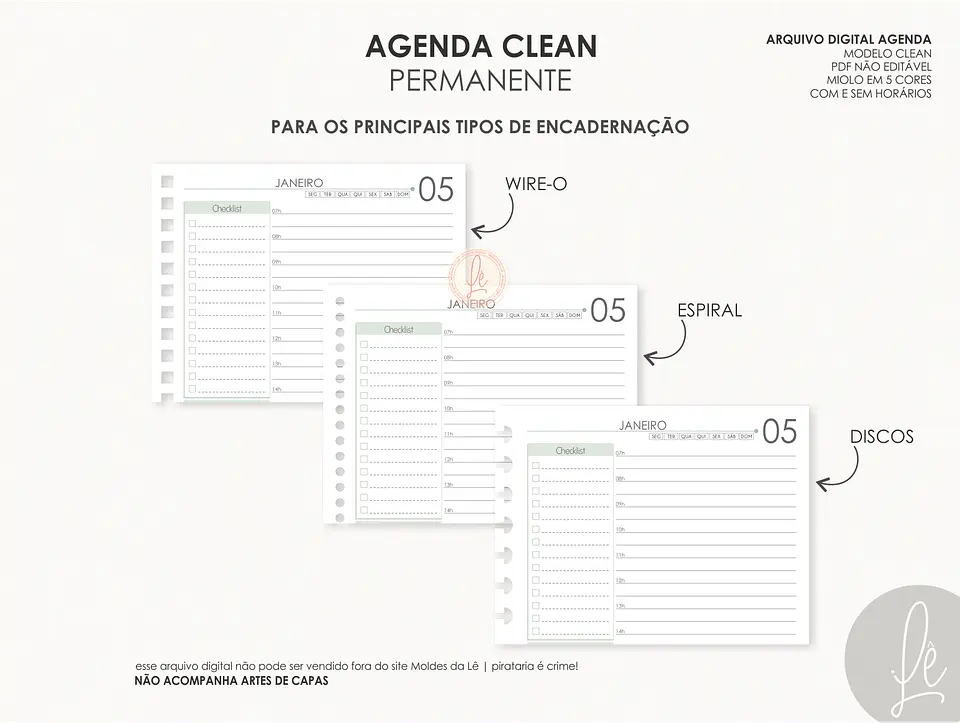 COMBO AGENDAS PERMANENTES 4