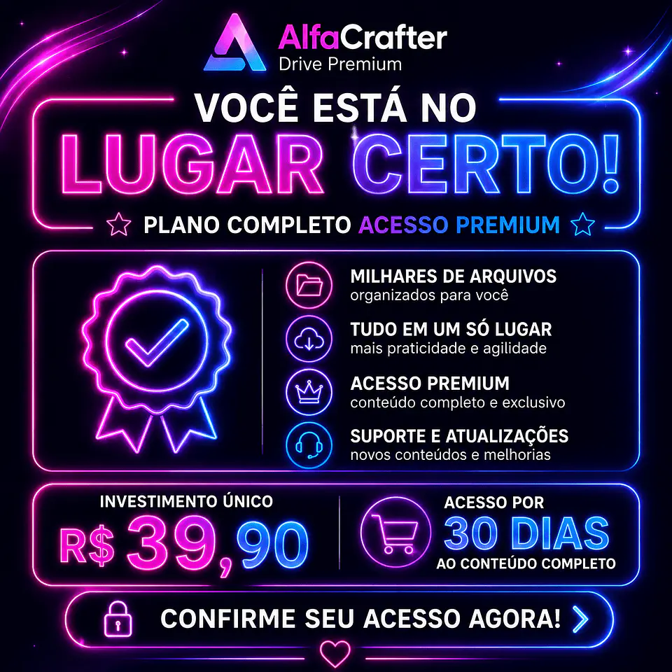 Acesso Drive Completo Alfacrafter +Cursos 1