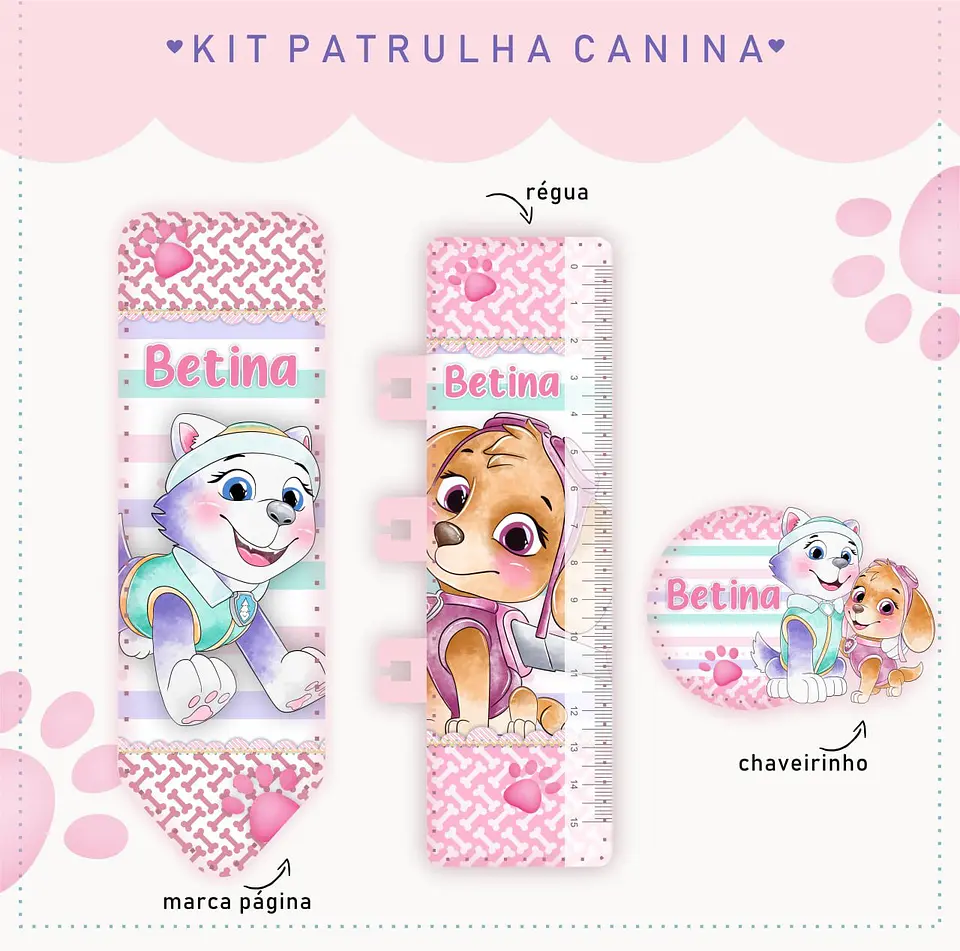 PATRULHA CANINA SKYE - Caderneta e Caneca 2
