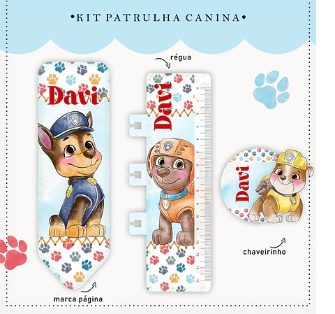 PATRULHA CANINA - Caderneta e Caneca
