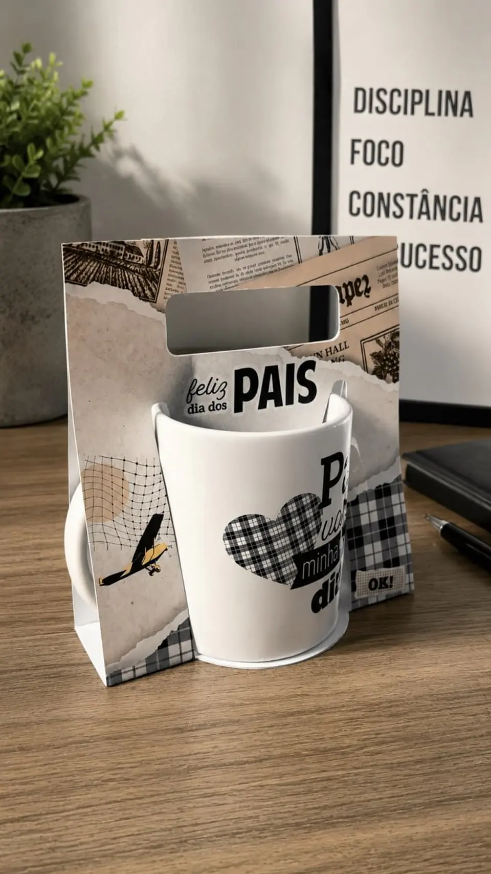 Porta Caneca + 11 ARTES PARA CANECAS - Dia dos Pais Arquivo Digital 2