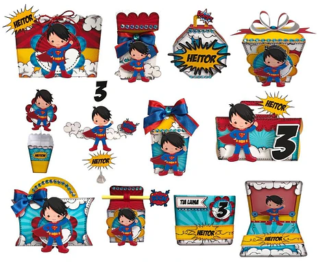 Arquivo de Corte Super Homem Cute #3