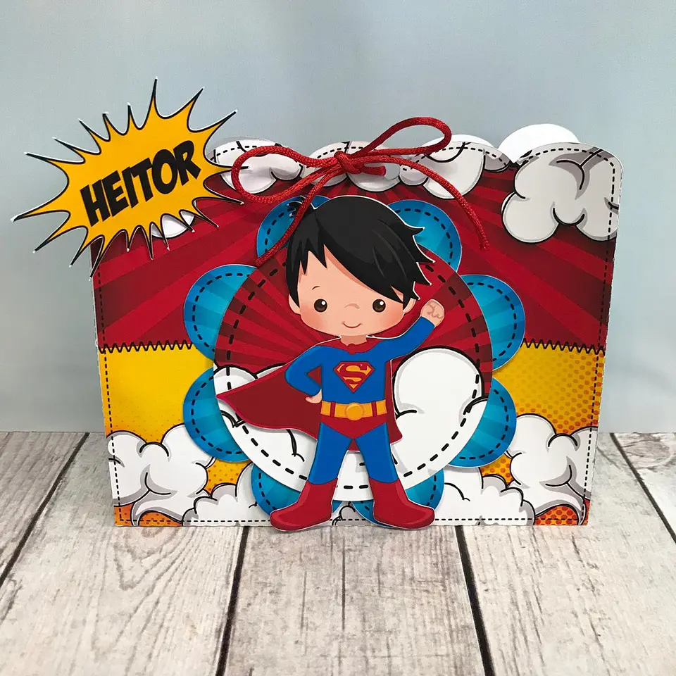 Arquivo de Corte Super Homem Cute #3 14
