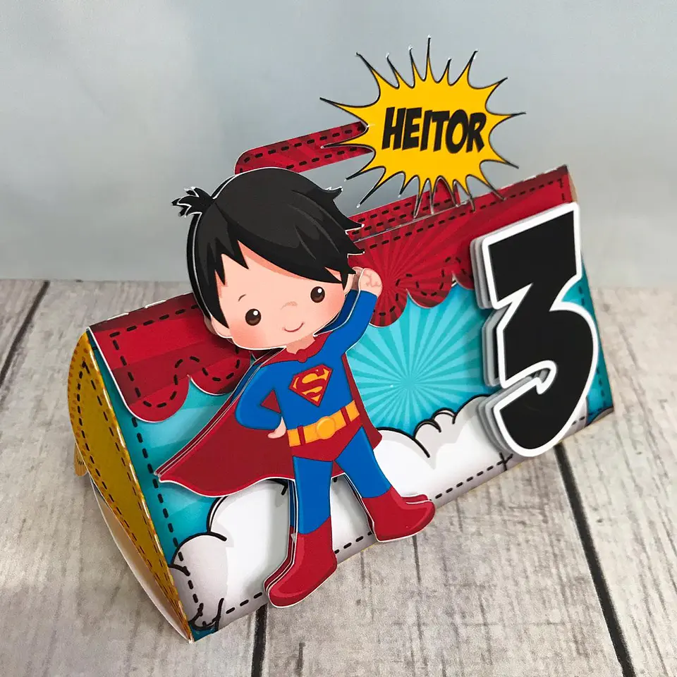 Arquivo de Corte Super Homem Cute #3 21