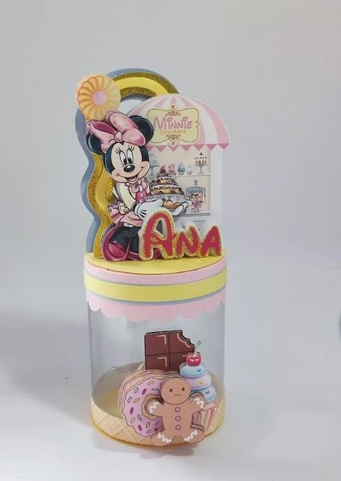 ARQUIVO DE CORTE MINNIE CONFEITEIRA