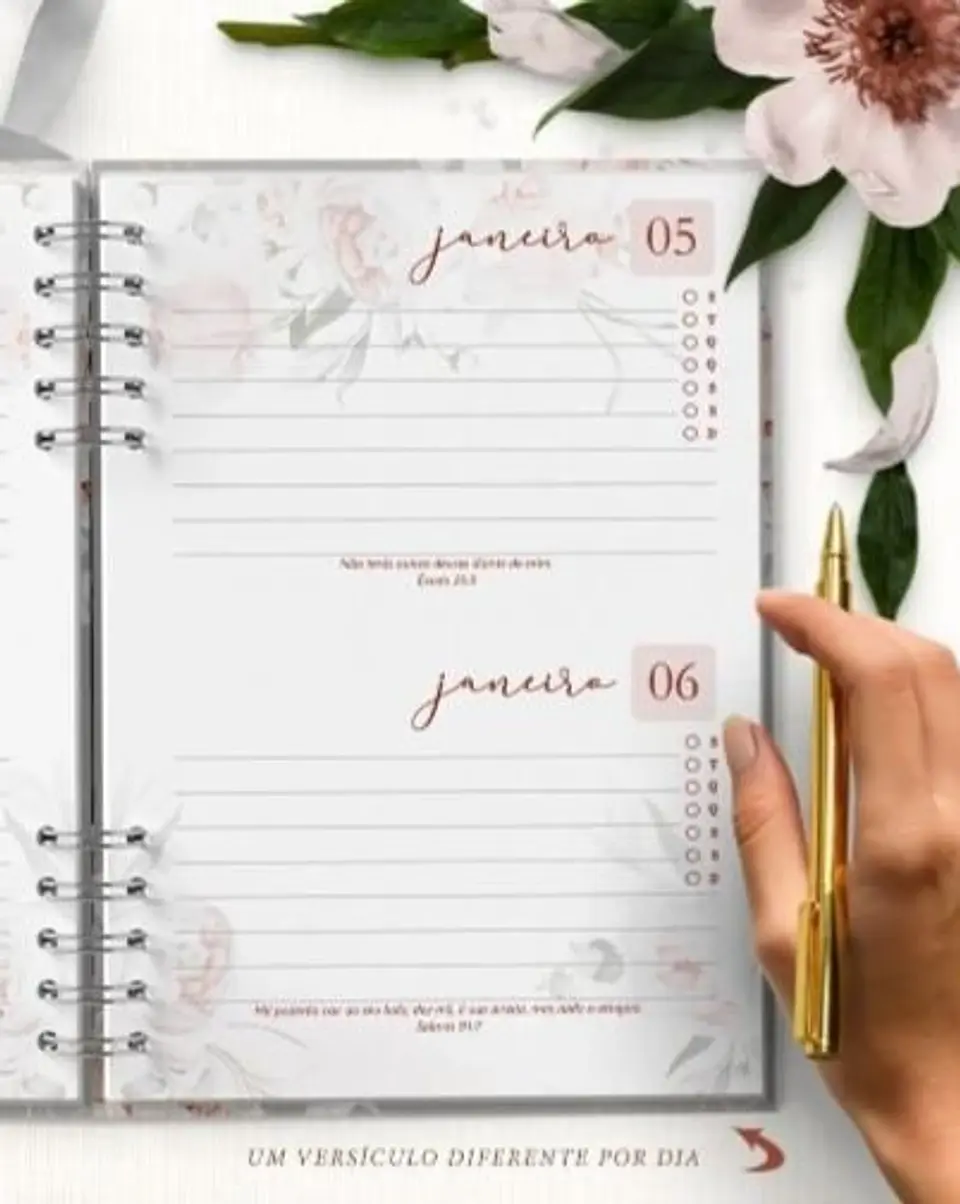 COMBO 10 AGENDAS 2027 E PERMANENTE COM E SEM VERSÍCULOS E HORÁRIOS 6