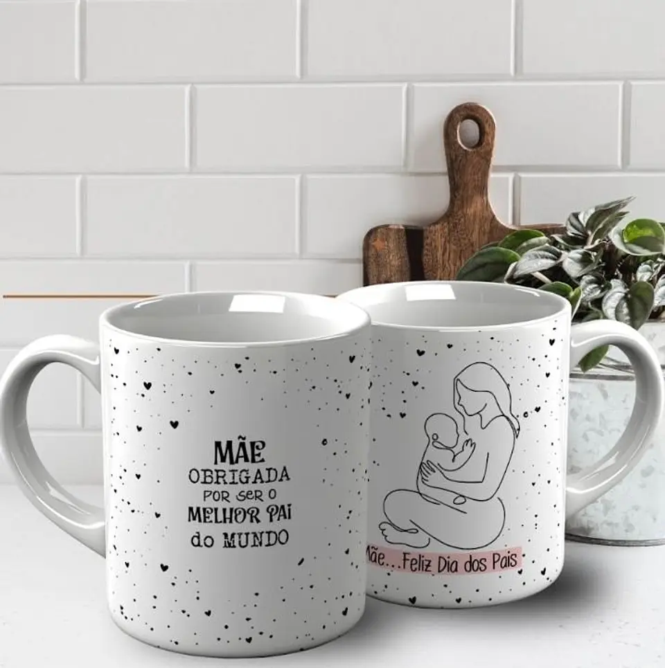 ARTE PARA CANECA DIA DOS PAIS MINIMALISTA 9