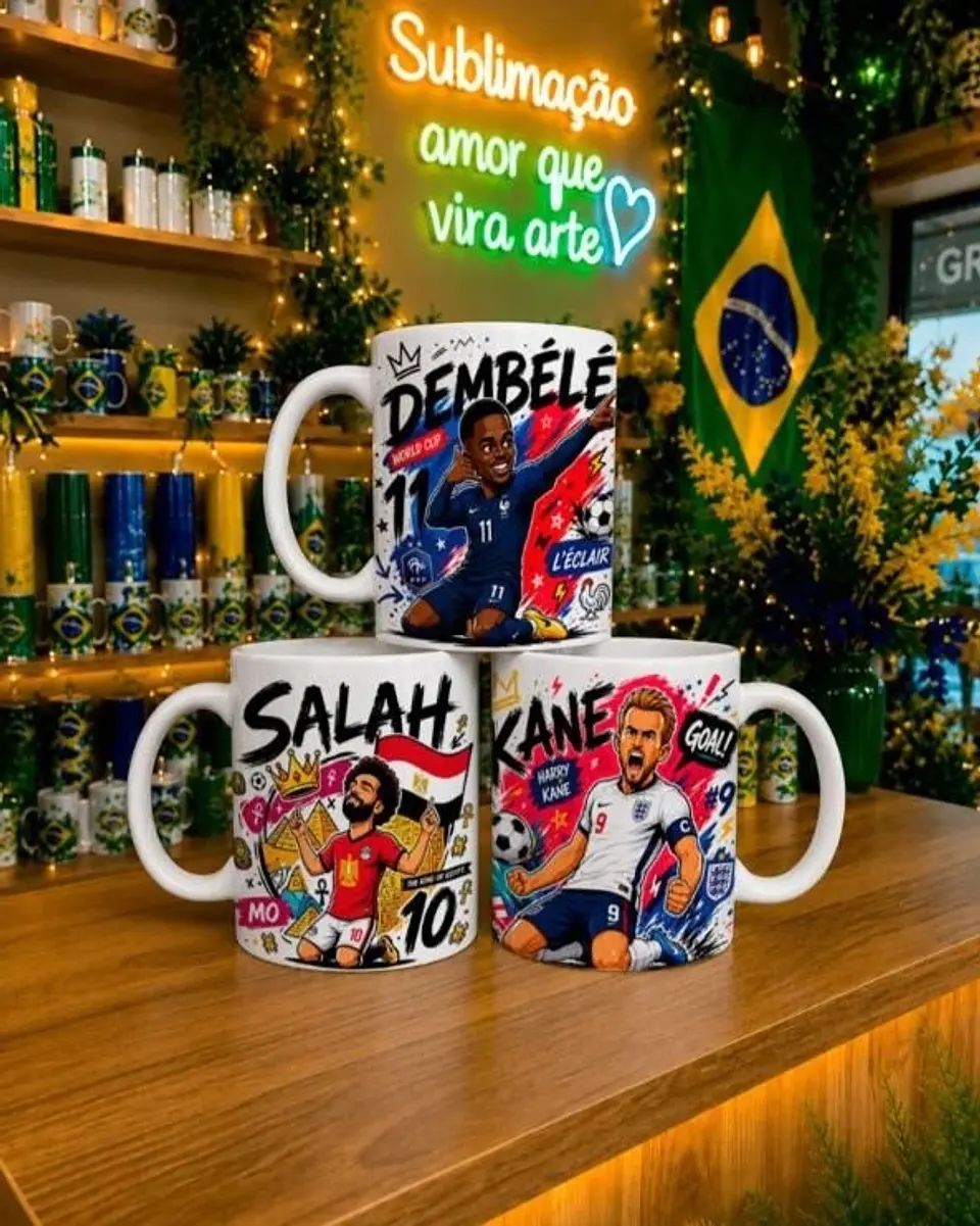 GIGANTES DO FUTEBOL – ARTES PARA CANECAS 3