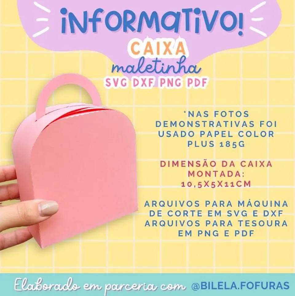 MOLDE CAIXA – MALETINHA 1