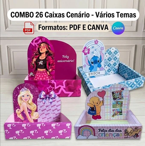 PACK DE CAIXAS CENÁRIO