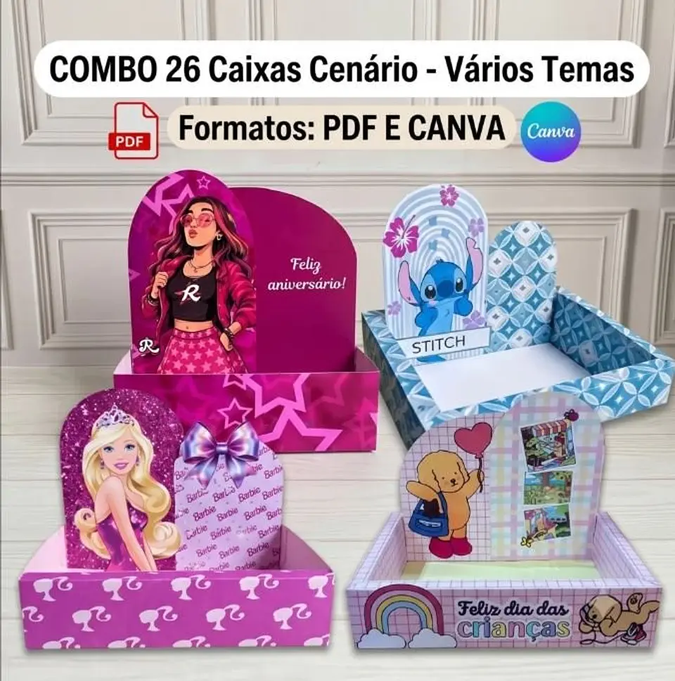 PACK DE CAIXAS CENÁRIO 1