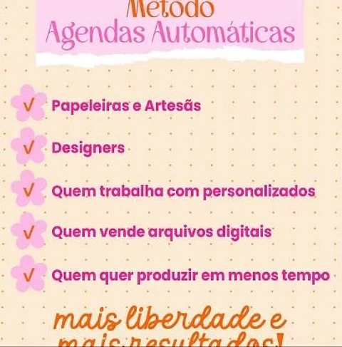 MÉTODO AGENDAS AUTOMÁTICAS - PRÉ VENDA