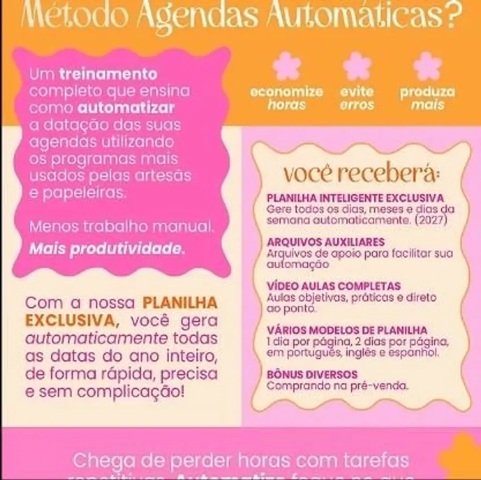 MÉTODO AGENDAS AUTOMÁTICAS - PRÉ VENDA 4