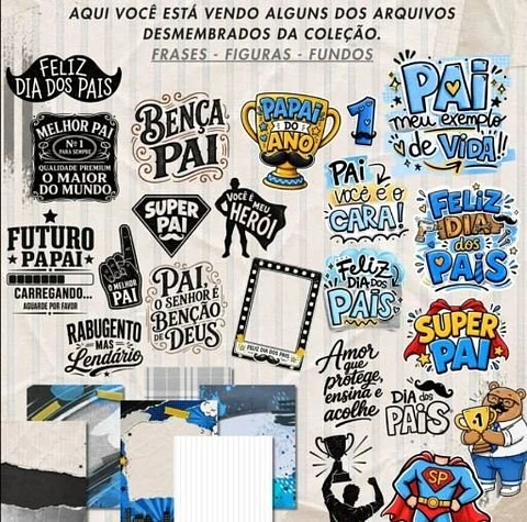 KIT DIGITAL DIA DOS PAIS 2026 COLEÇÃO COMPLETA