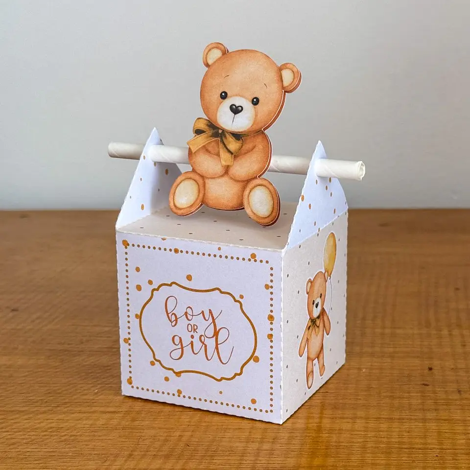 Chá Revelação Ursinho Neutro – Kit Festa Pronta 4