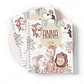 Caderneta com Livros do bebe Safari Menina - Arquivo Digital - Thumbnail 2