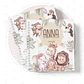 Caderneta com Livros do bebe Safari Menina - Arquivo Digital - Thumbnail 3