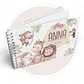 Caderneta com Livros do bebe Safari Menina - Arquivo Digital - Thumbnail 4