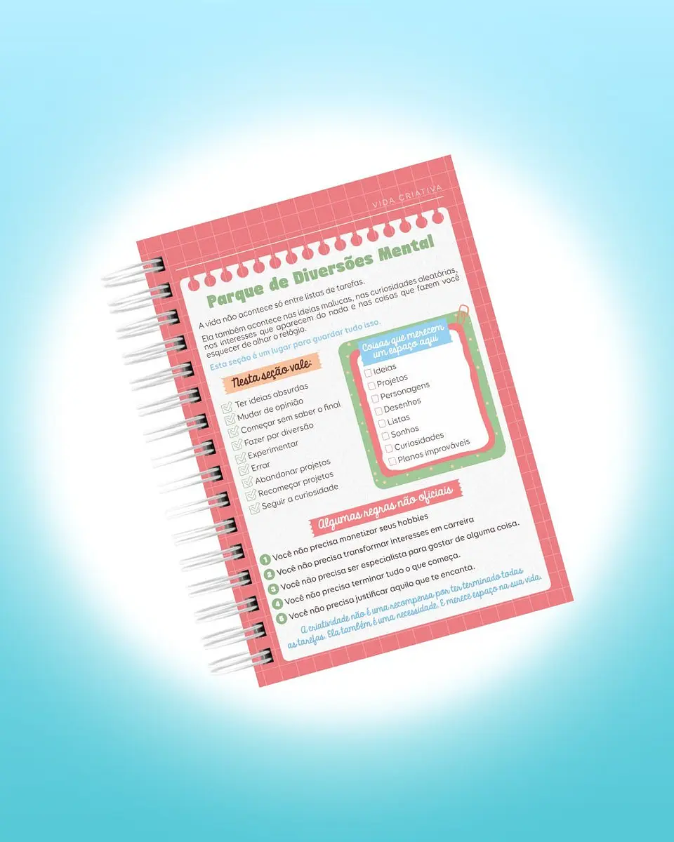 Arquivo Digital Planner de Sobrevivência para Cérebros Caóticos 3