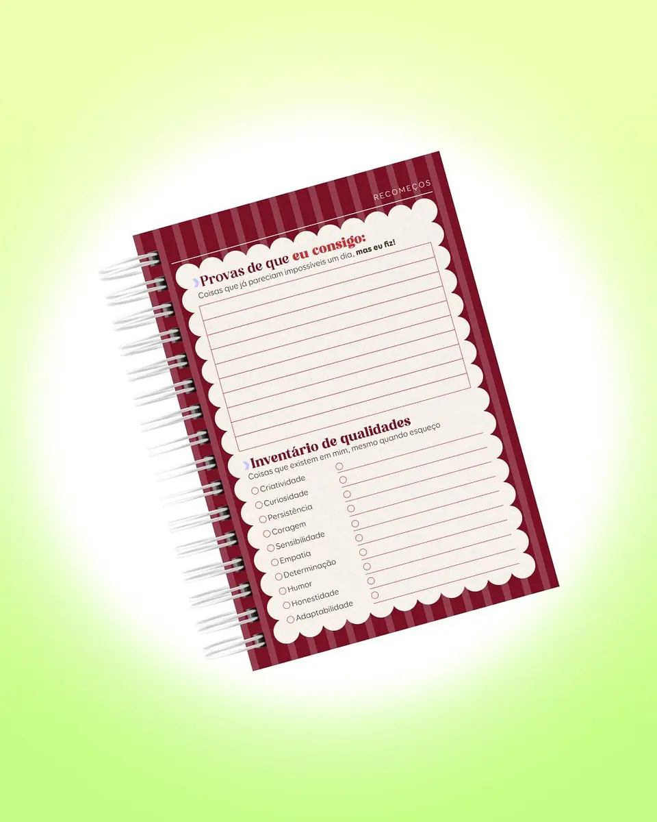 Arquivo Digital Planner de Sobrevivência para Cérebros Caóticos 4