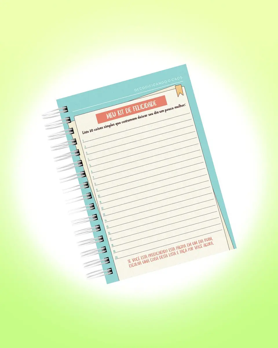 Arquivo Digital Planner de Sobrevivência para Cérebros Caóticos 7