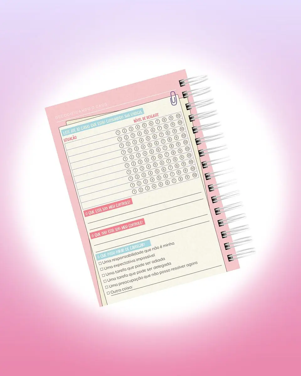 Arquivo Digital Planner de Sobrevivência para Cérebros Caóticos 16