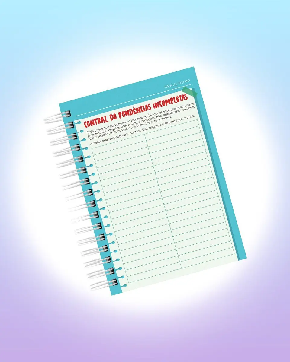 Arquivo Digital Planner de Sobrevivência para Cérebros Caóticos 23