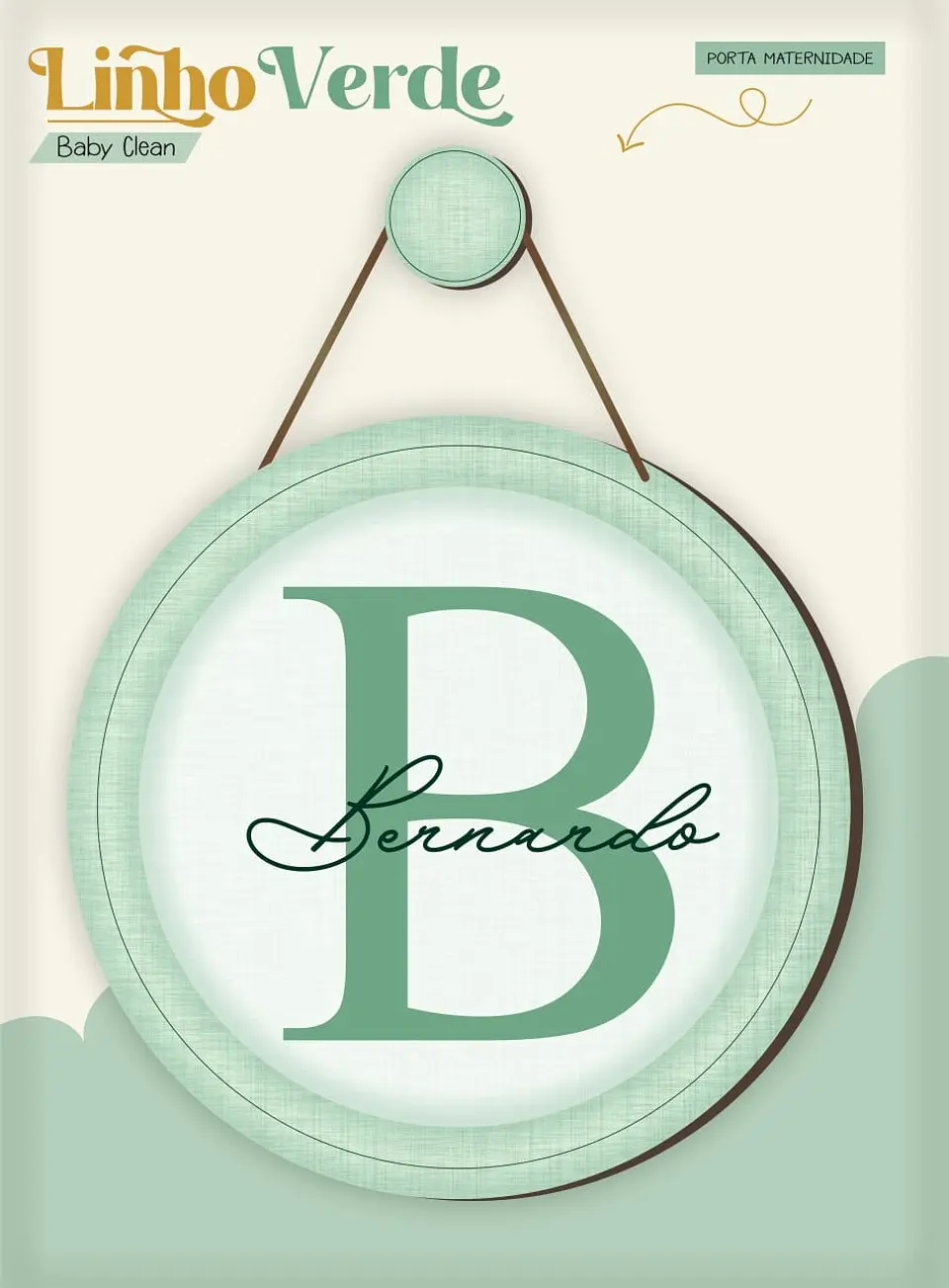 Caderneta e Livro do bebe Linho Verde - Arquivo Digital 8