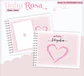 Caderneta e Livro do bebe Linho Rosa - Arquivo Digital - Thumbnail 10