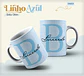 Caderneta e Livro do bebe Linho Azul - Arquivo Digital - Thumbnail 4
