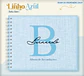 Caderneta e Livro do bebe Linho Azul - Arquivo Digital - Thumbnail 6