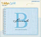 Caderneta e Livro do bebe Linho Azul - Arquivo Digital - Thumbnail 8