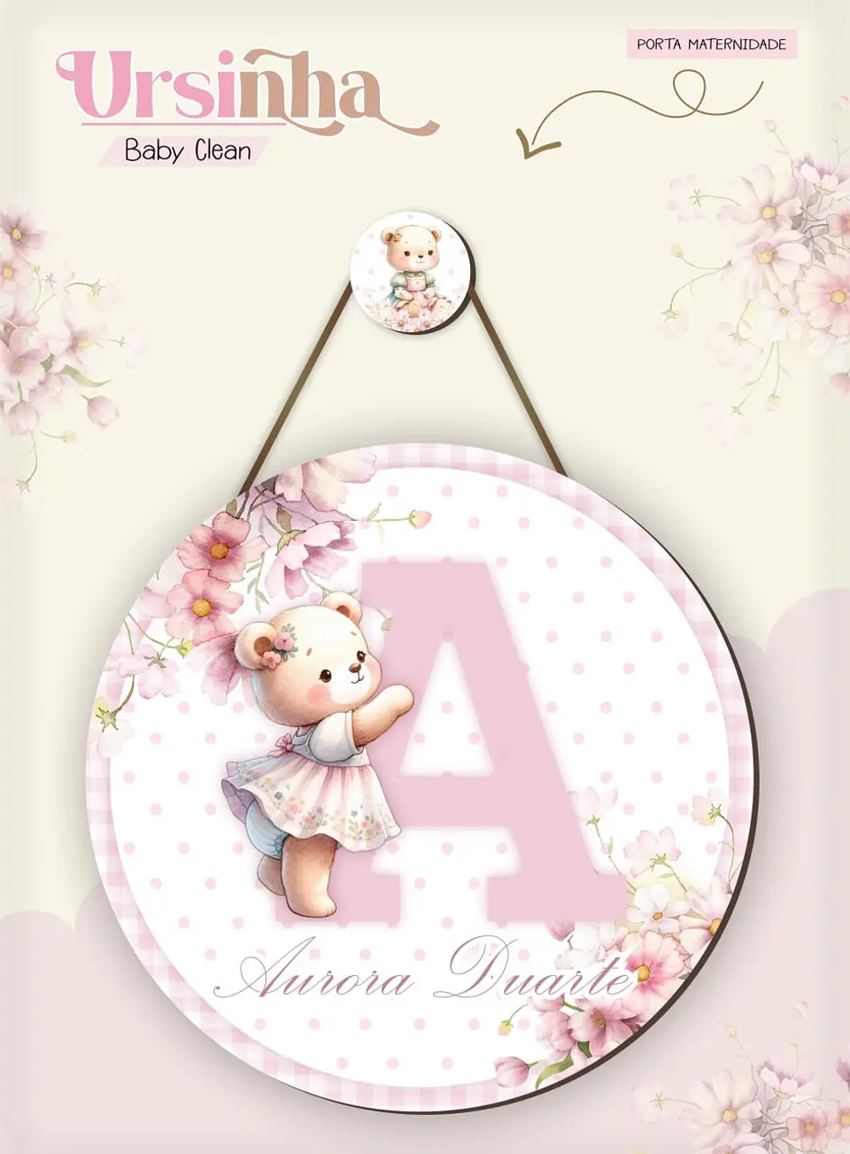 Caderneta e Livro do bebe Ursinha Baby Clean - Arquivo Digital 11