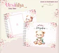 Caderneta e Livro do bebe Ursinha Baby Clean - Arquivo Digital - Thumbnail 13