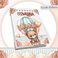 Caderneta e Livro do bebe Ursinha Balão - Baloeira - Thumbnail 5
